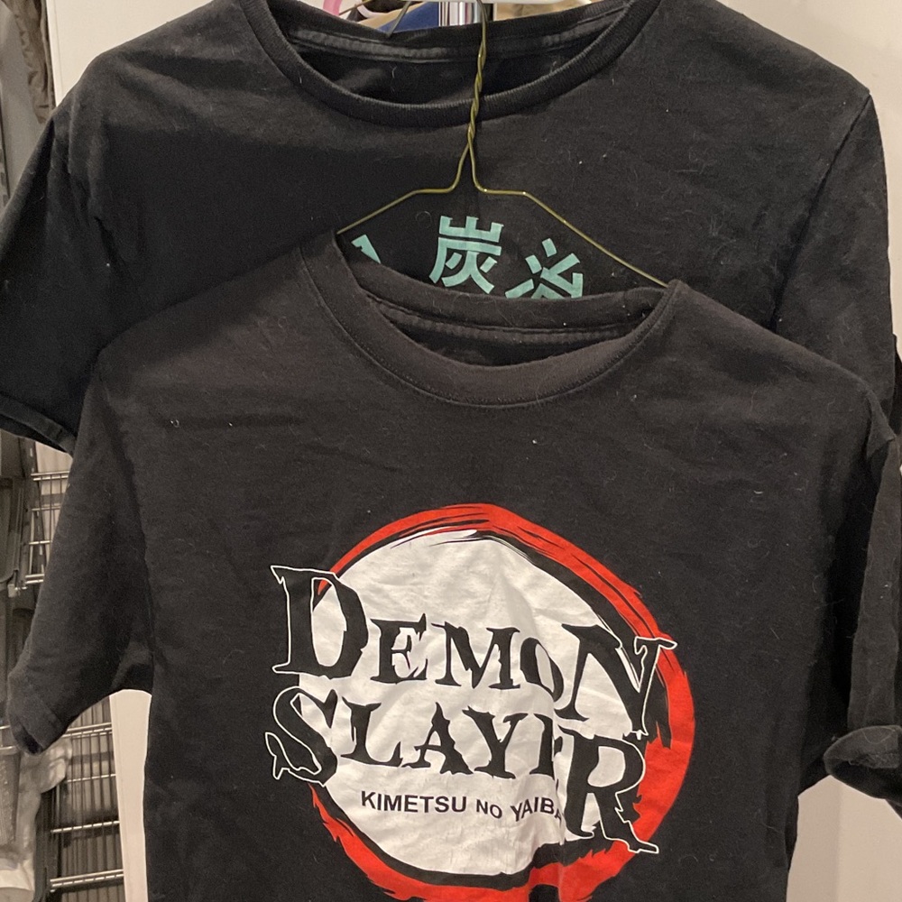Demon Slayer Kids Black T-Shirt